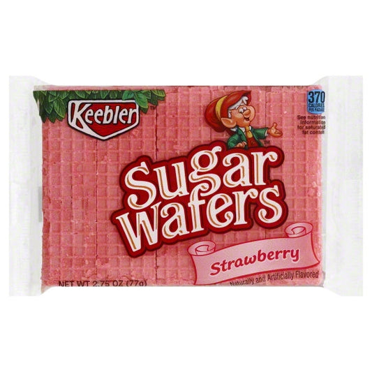 Keebler Strawberry Sugar Wafer Cookie; 2.75 Ounce; 12 Per Box; 12 Per Case