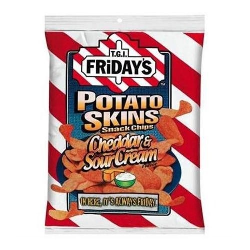Tgi Friday's Sour Cream & Onion Potato Skins; 3 Ounces; 6 Per Case - High Mart Wholesale
