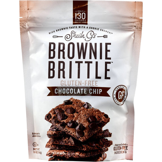 Sheila G's Chocolate Chip Gluten Free Brownie Brittle; 4.5 Ounces; 6 Per Case - High Mart Wholesale