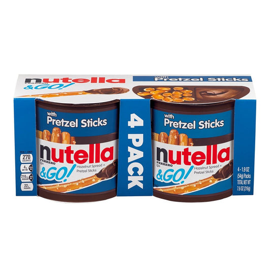 Nutella & Go Hazelnut Spread With Pretzels; 7.6 Ounce; 6 Per Case