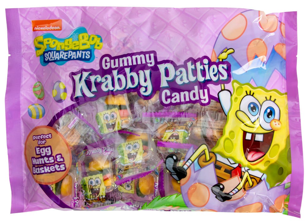 Frankford Candy Krabby Pattie Bag; 5.08 Ounces; 12 Per Case - High Mart Wholesale