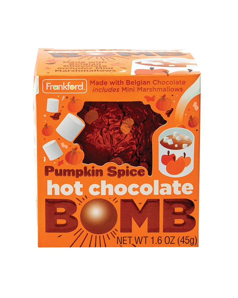 Frankford Candy Pumpkin Spice Latte Hot Chocolate Bomb; 1.6 Ounces; 12 Per Case - High Mart Wholesale