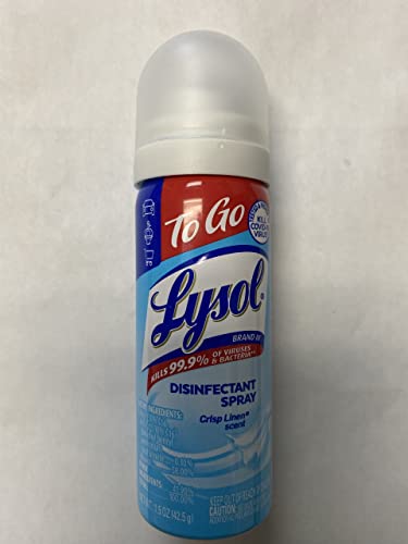 Lysol Lysol Disinfectant Spray Crisp Linen; 1.5 Ounces; 12 Per Case