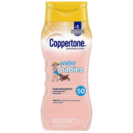 Coppertone Waterbabies Lotion Spf 50; 8 Fluid Ounces; 6 Per Box; 2 Per Case - High Mart Wholesale