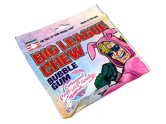 Big League Chew Easter Cotton Candy Pouch; 2.12 Ounce; 12 Per Box; 2 Per Case - High Mart Wholesale