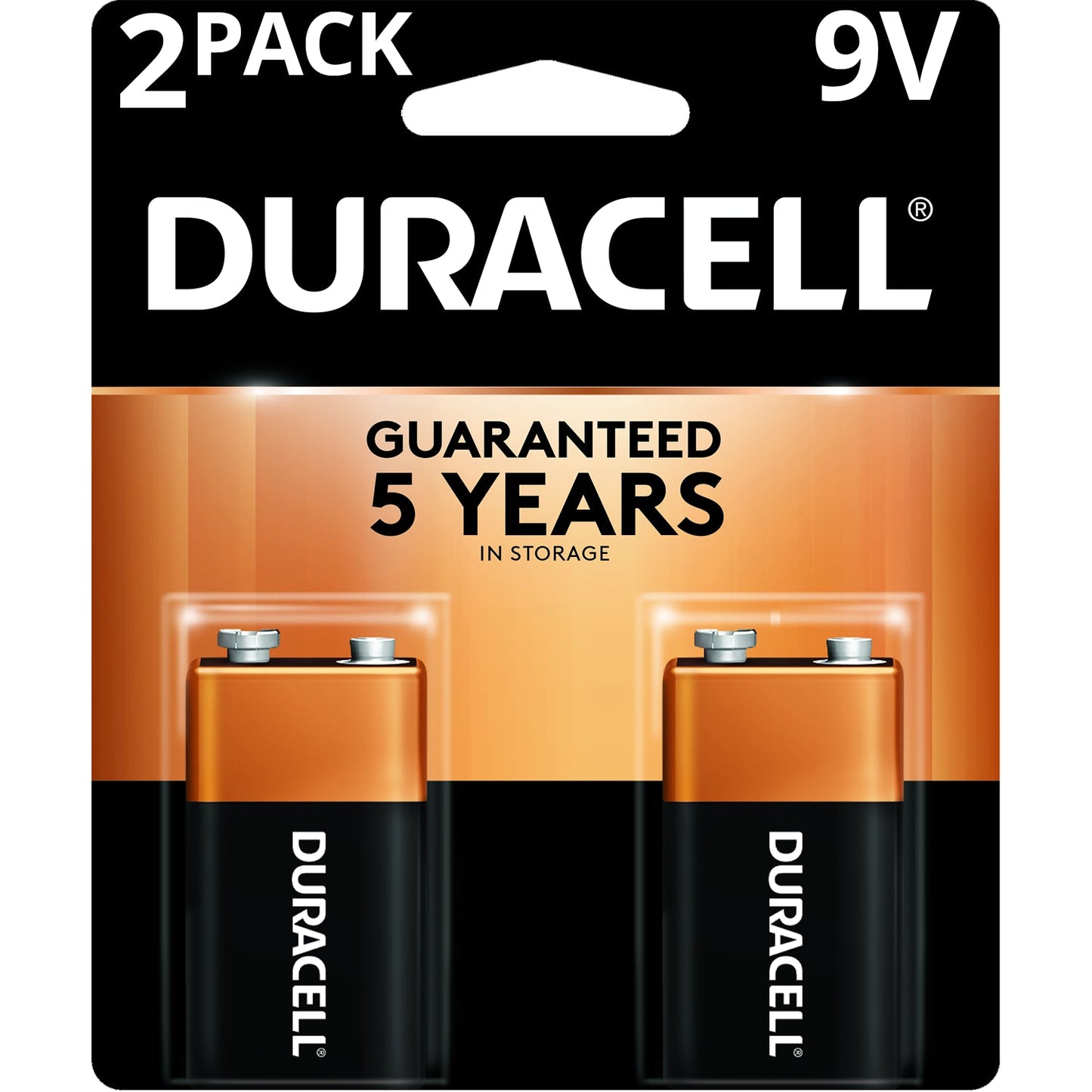 Duracell Ultra Duracell Coppertop 9 Volt Two Pack; 2 Each; 12 Per Box; 4 Per Case - High Mart Wholesale