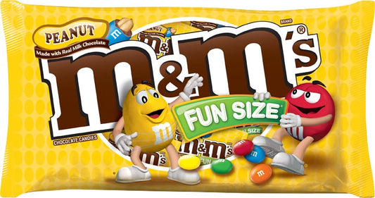 M&M's Peanut Fun Size; 10.57 Ounces; 24 Per Case