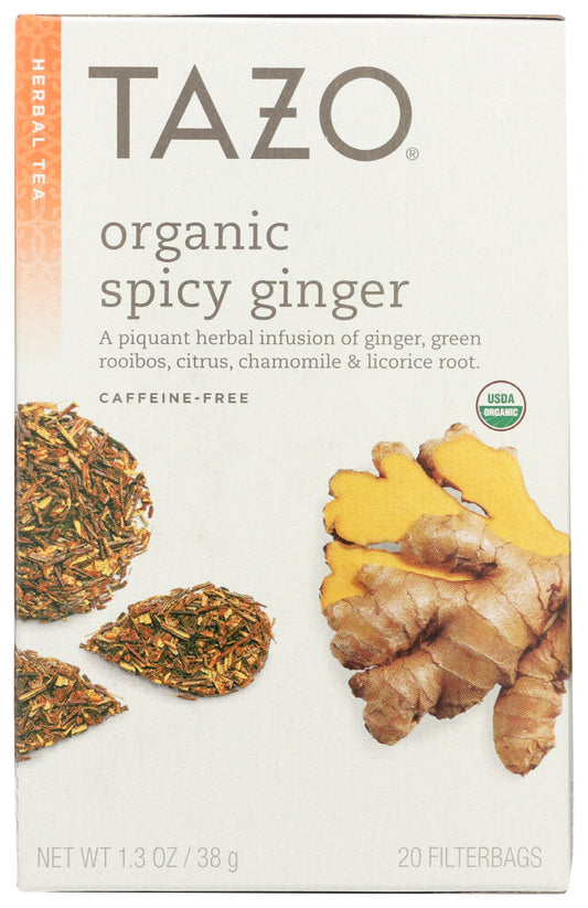 Tazo Tea Bags Spicy Ginger Organic; 20 Count; 6 Per Case - High Mart Wholesale