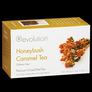 Revolution Tea Honeybush Caramel Herbal Tea; 16 Count; 6 Per Case - High Mart Wholesale