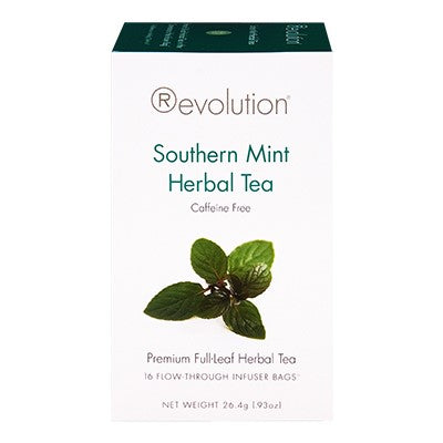 Revolution Tea Southern Mint Herbal Tea; 16 Count; 6 Per Case - High Mart Wholesale