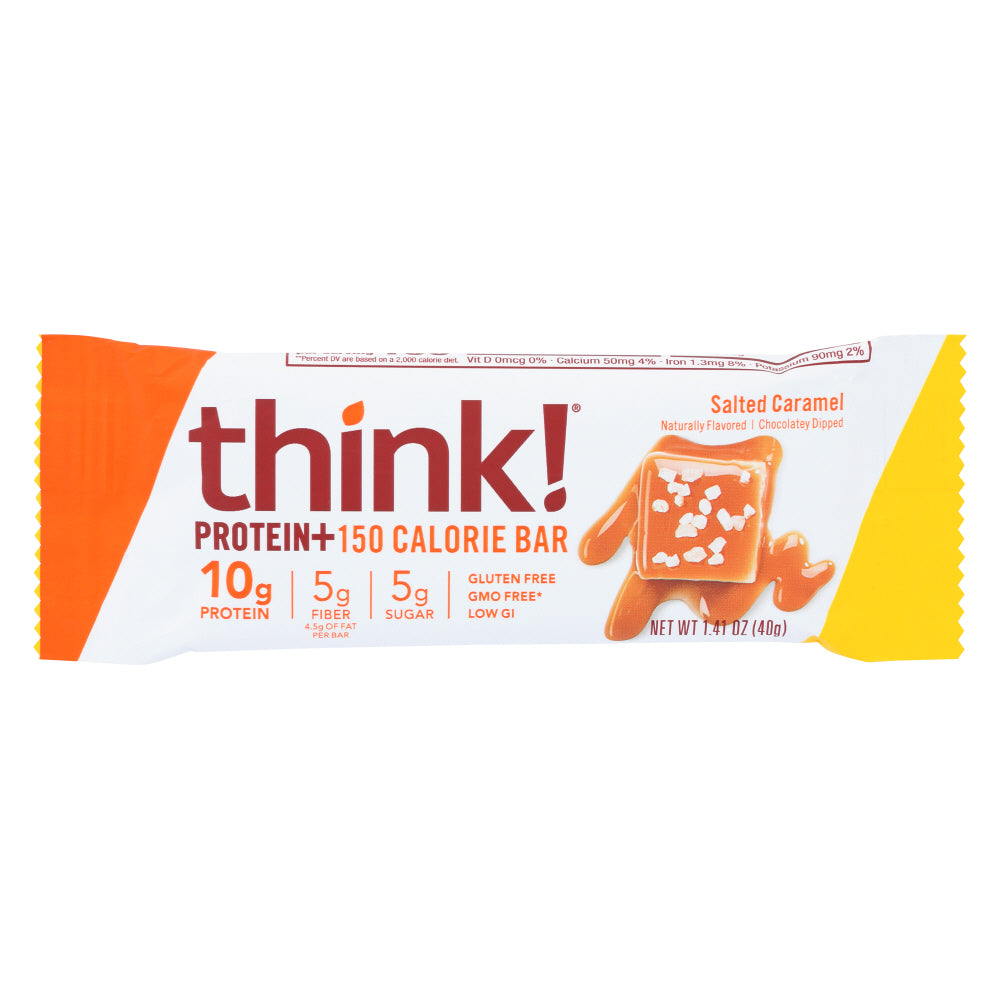 Thinkthin Bar Salted Caramel Lean; 1.41 Ounces; 10 Per Box; 12 Per Case - High Mart Wholesale