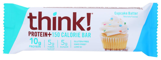 Thinkthin Cupcake Batter Protein Bar; 1.41 Ounces; 10 Per Box; 12 Per Case - High Mart Wholesale