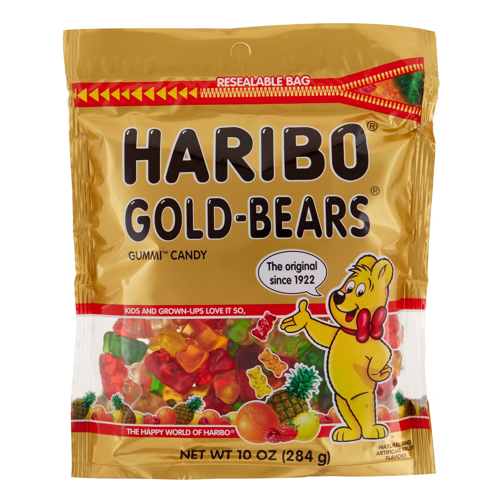 Haribo Confectionery Gold-Bears Gummi Candy; 10 Ounces; 8 Per Case - High Mart Wholesale