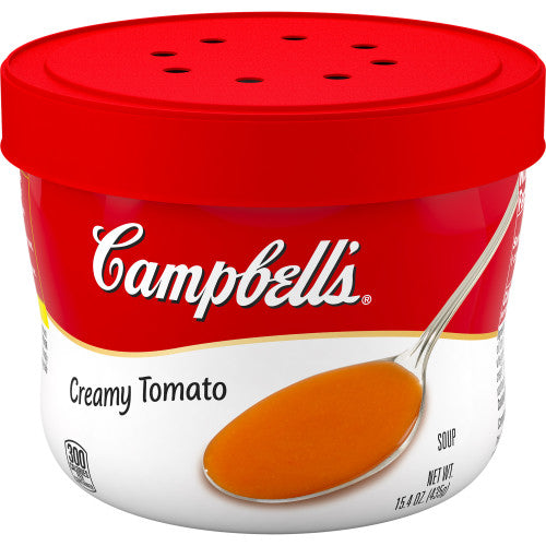 Campbell's Creamy Tomato Soup Bowl; 15.4 Ounce; 8 Per Case - High Mart Wholesale