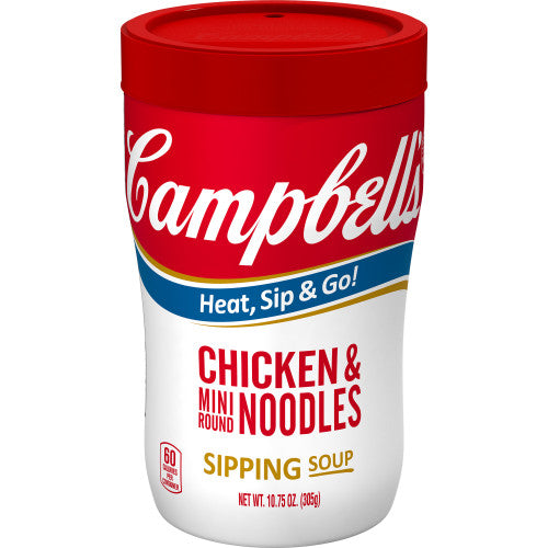 Campbell's Soup On The Go Chicken And Mini Noodles; 10.75 Ounces; 8 Per Case - High Mart Wholesale