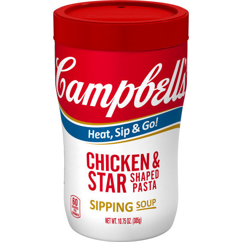 Campbell's On The Go Chicken And Stars Soup; 10.75 Ounces; 8 Per Case - High Mart Wholesale