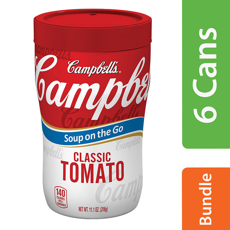 Campbell's On The Go Tomato Ready To Serve Soup; 11.1 Ounces; 8 Per Case - High Mart Wholesale