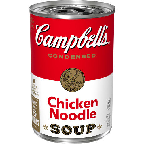 Campbell's Condensed Soup Red & White Chicken Noodle Soup; 10.75 Ounces; 48 Per Case - High Mart Wholesale