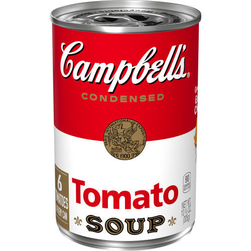 Campbell's Condensed Soup Red & White Tomato Soup; 10.75 Ounces; 48 Per Case - High Mart Wholesale