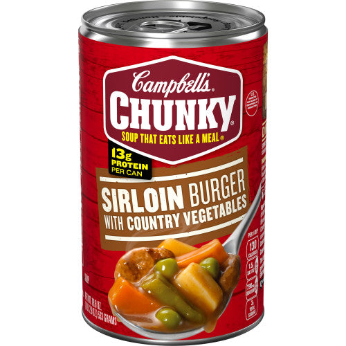 Campbell's Chunky Sirloin Soup Easy Open; 18.8 Ounces; 12 Per Case - High Mart Wholesale