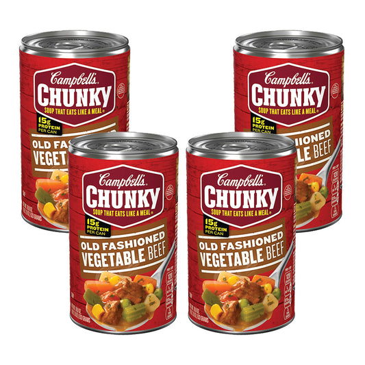 Campbell's Soup Chunky Vegetable Beef; 18.8 Ounces; 12 Per Case - High Mart Wholesale