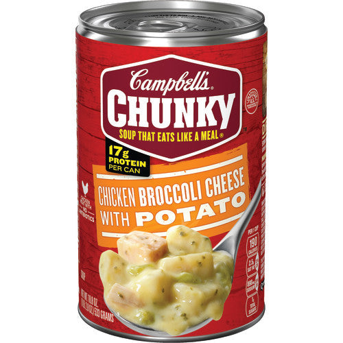 Campbell's Chunky Chicken Broccoli & Cheese; 18.8 Ounces; 12 Per Case - High Mart Wholesale