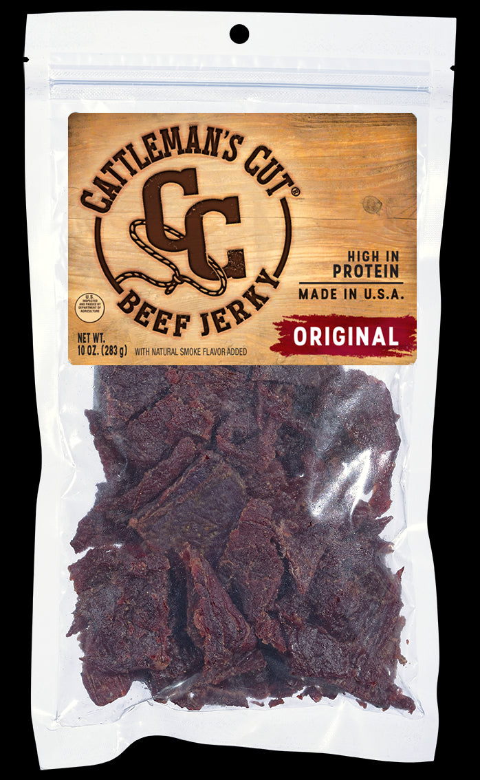 Cattlemen's Original Beef Jerky; 10 Ounces; 6 Per Case - High Mart Wholesale