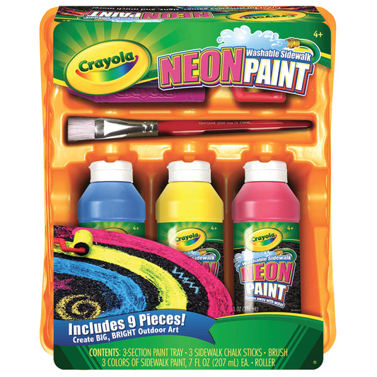 Crayola Tray Sidewalk Paint; 1 Count; 6 Per Case - High Mart Wholesale