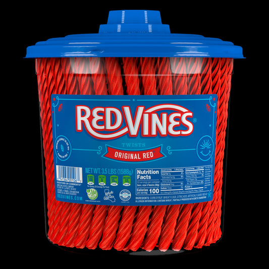 Red Vines Original Red Twists; 3.5 Pounds; 4 Per Case - High Mart Wholesale