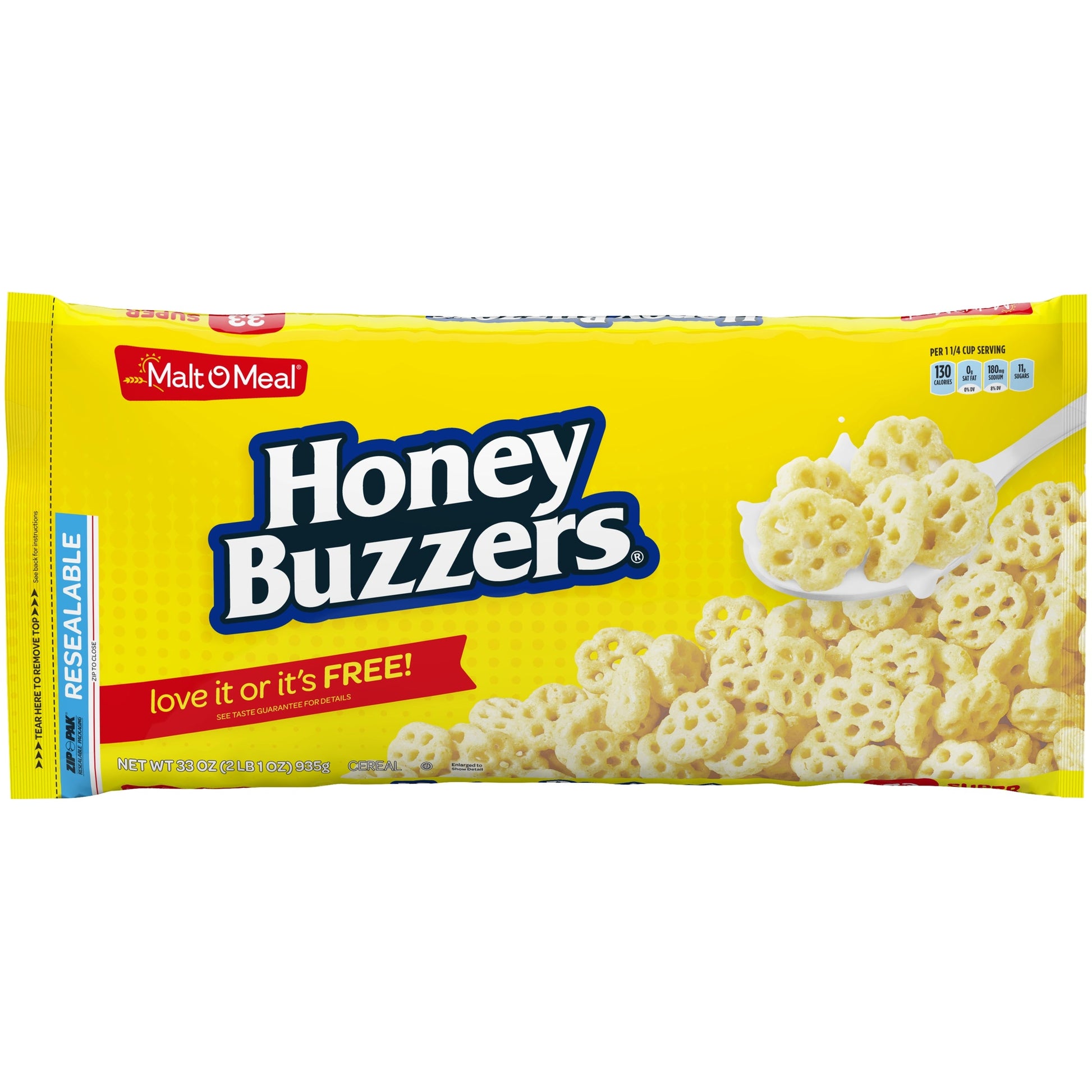Malt O Meal Honey Buzzers Cereal; 33 Ounces; 6 Per Case - High Mart Wholesale