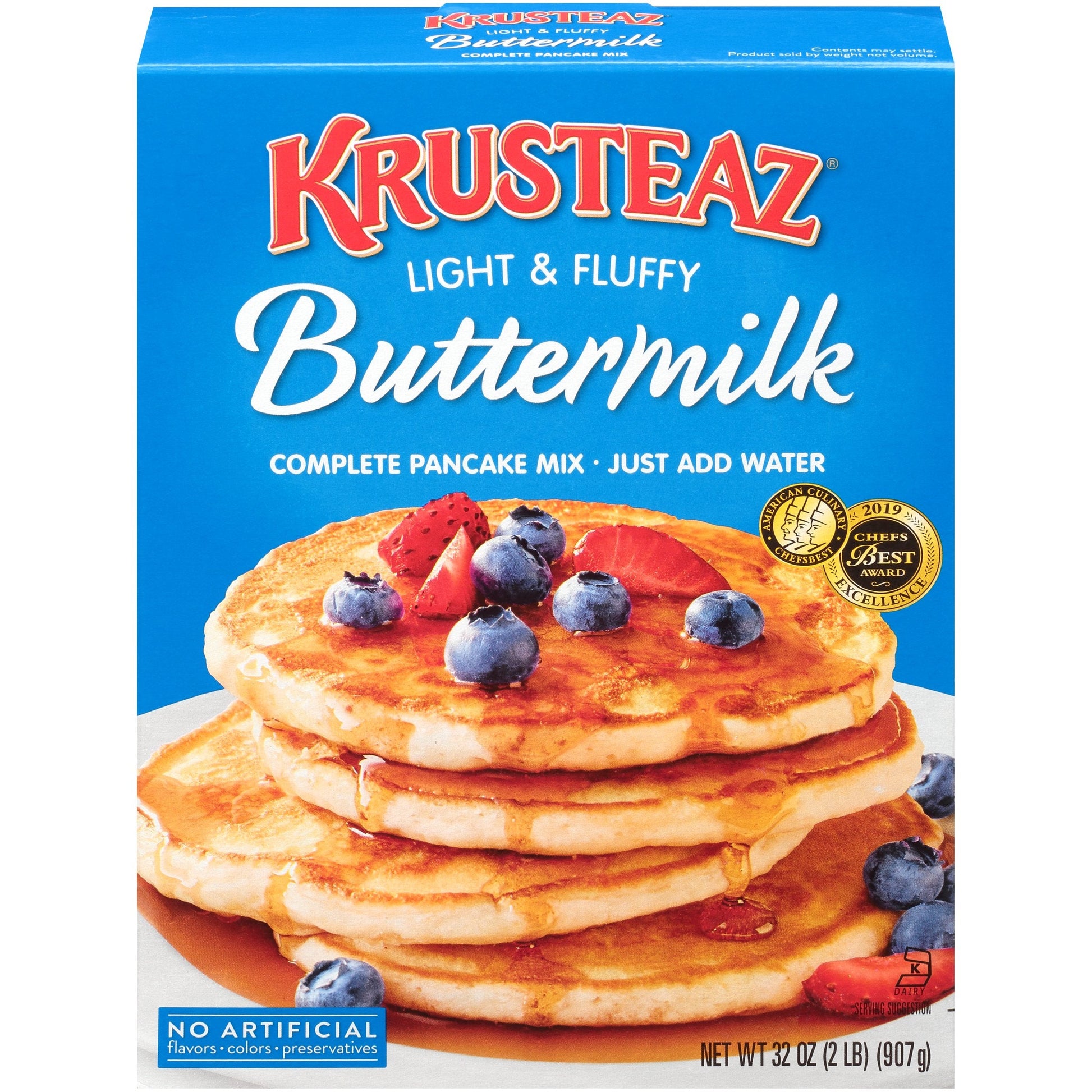 Krusteaz Buttermilk Pancake Mix; 2 Pounds; 12 Per Case - High Mart Wholesale