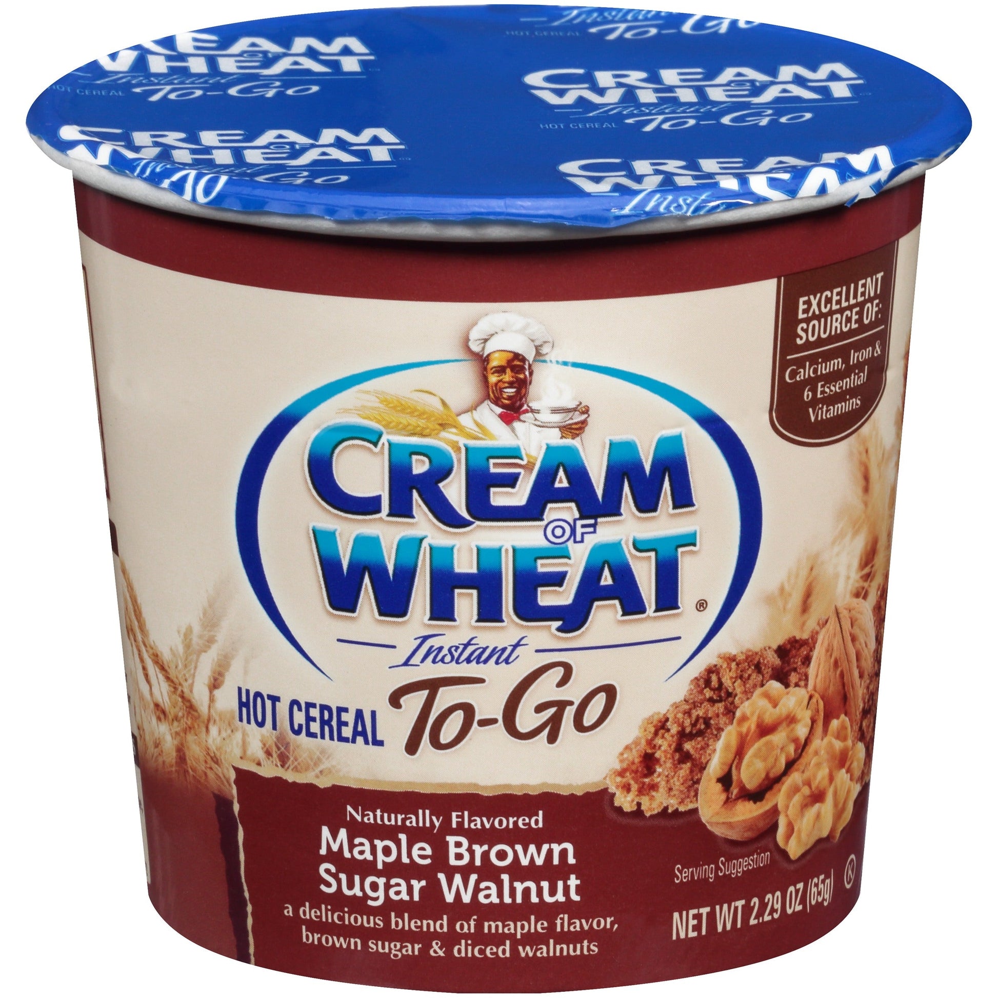 Cream Of Wheat Maple Brown Sugar Walnut To Go Micro-Cup; 2.29 Ounces; 6 Per Case - High Mart Wholesale