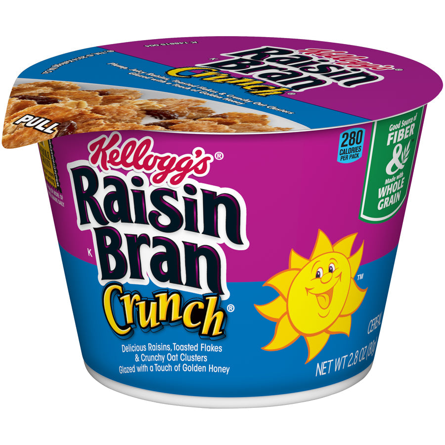 Kellogg Kosher; Raisin Bran Cereal Crunch; 2.8 Ounces; 6 Per Box; 10 Per Case