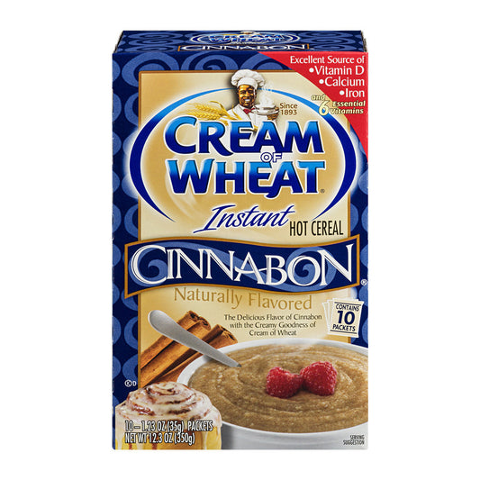Cream Of Wheat Cereal Instant Cinnamon; 12.3 Ounce; 12 Per Case
