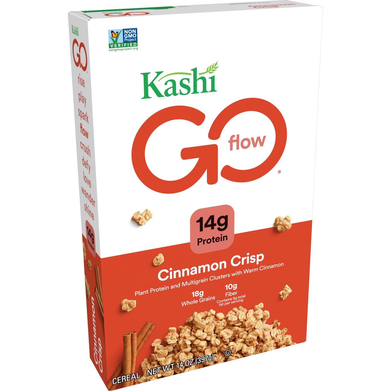 Kashi Go Lean Cinnamon Crisp Cereal; 14 Ounces; 12 Per Case