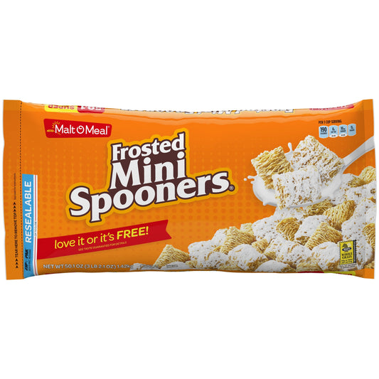 Malt O Meal Frosted Mini Spooners; 50.1 Ounces; 6 Per Case - High Mart Wholesale