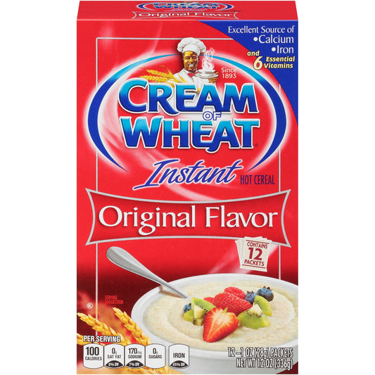 Cream Of Wheat Instant Original Retail; 12 Ounce; 12 Per Case