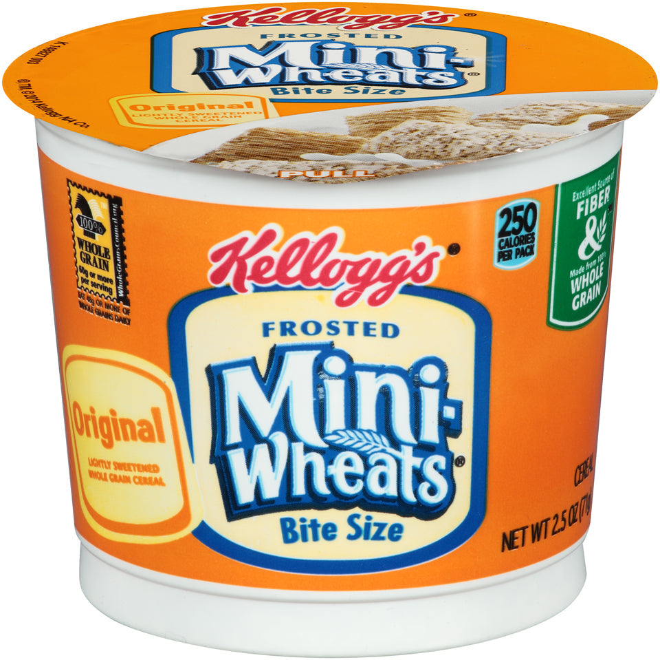 Kellogg's Mini Wheats Bite Size Frosted Cereal; 2.5 Ounces; 6 Per Box; 10 Per Case