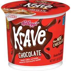 Kellogg's Krave Chocolate Cereal; 1.87 Ounces; 6 Per Box; 10 Per Case