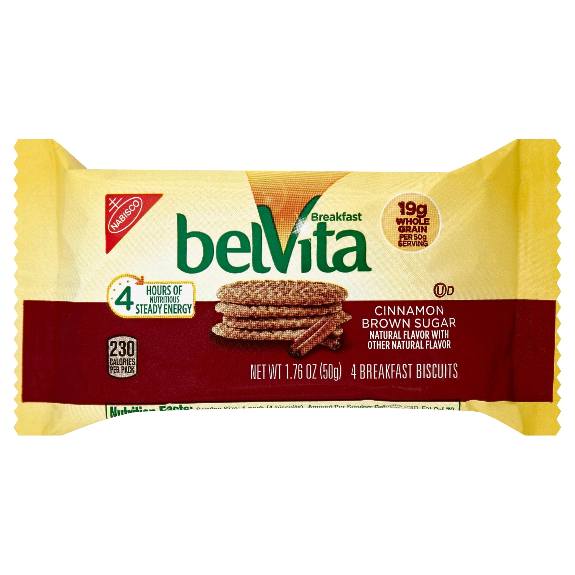 Belvita Cinnamon & Brown Sugar Breakfast Bar; 1.76 Ounces; 8 Per Box; 8 Per Case - High Mart Wholesale