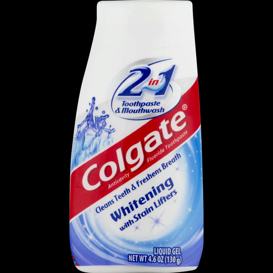 Colgate 2-In-1 Whitening And Tarter Control Liquid Toothpaste & Mouthwash; 4.6 Ounce; 12 Per Case