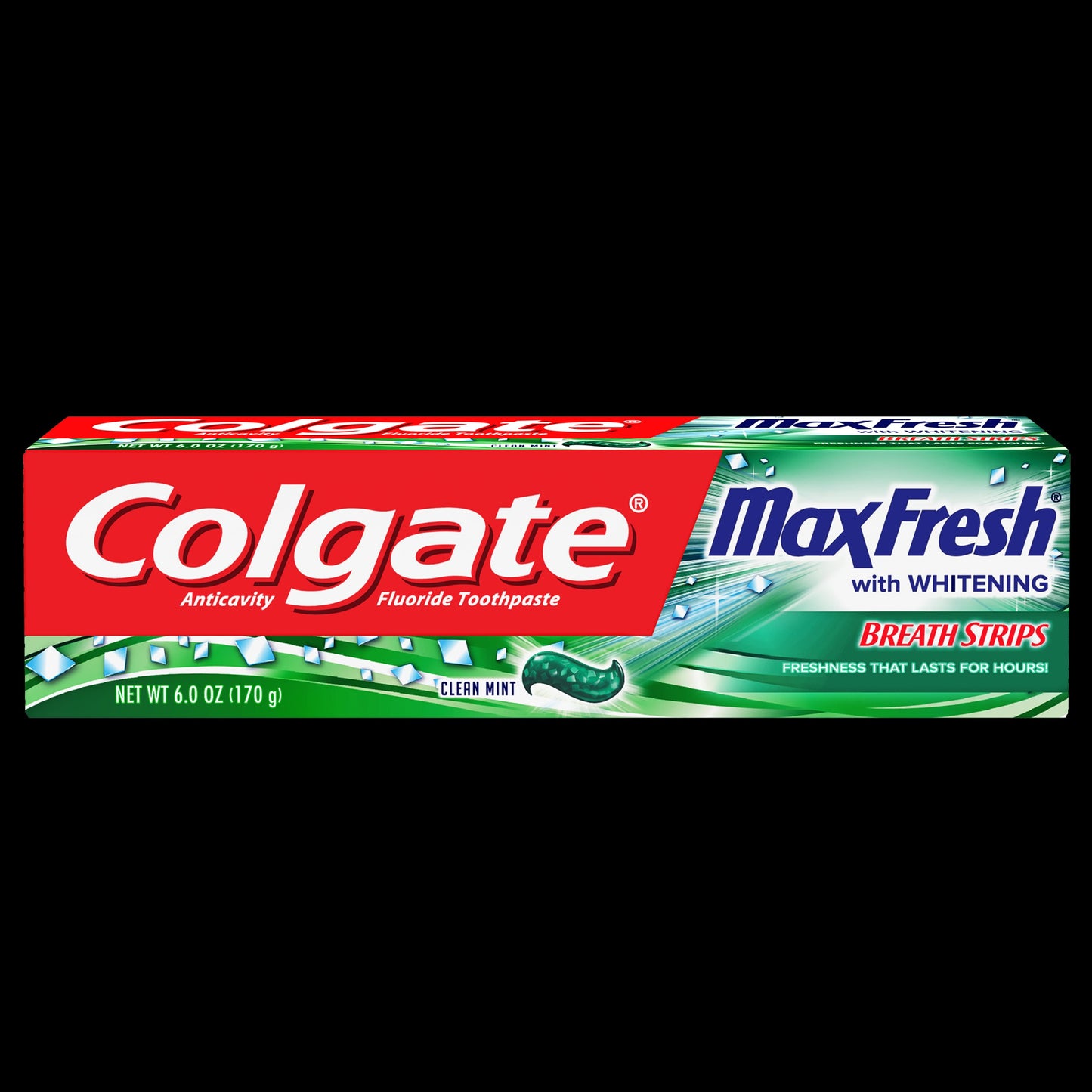 Colgate Max Fresh With Whitening Clean Mint Toothpaste; 6 Ounces; 6 Per Box; 4 Per Case