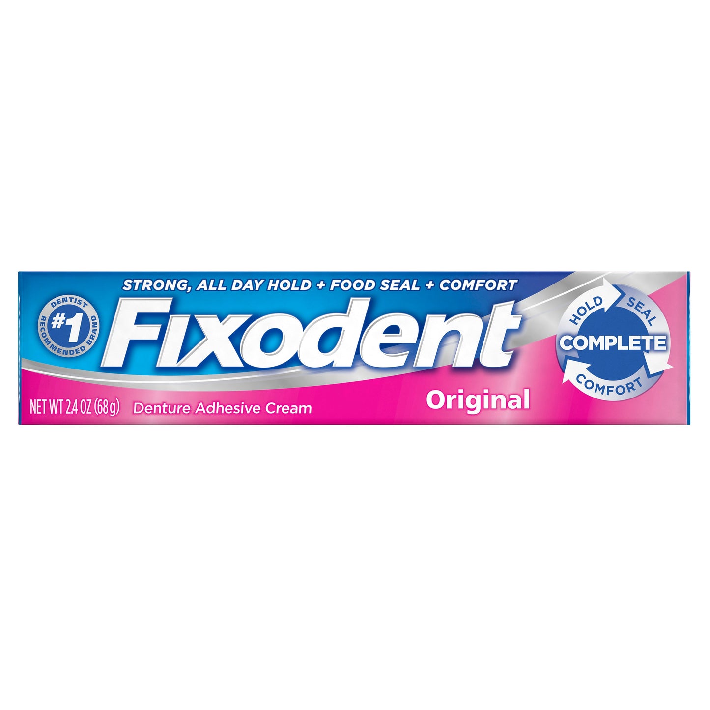 Fixodent Original Cream; 2.4 Ounce; 6 Per Box; 4 Per Case