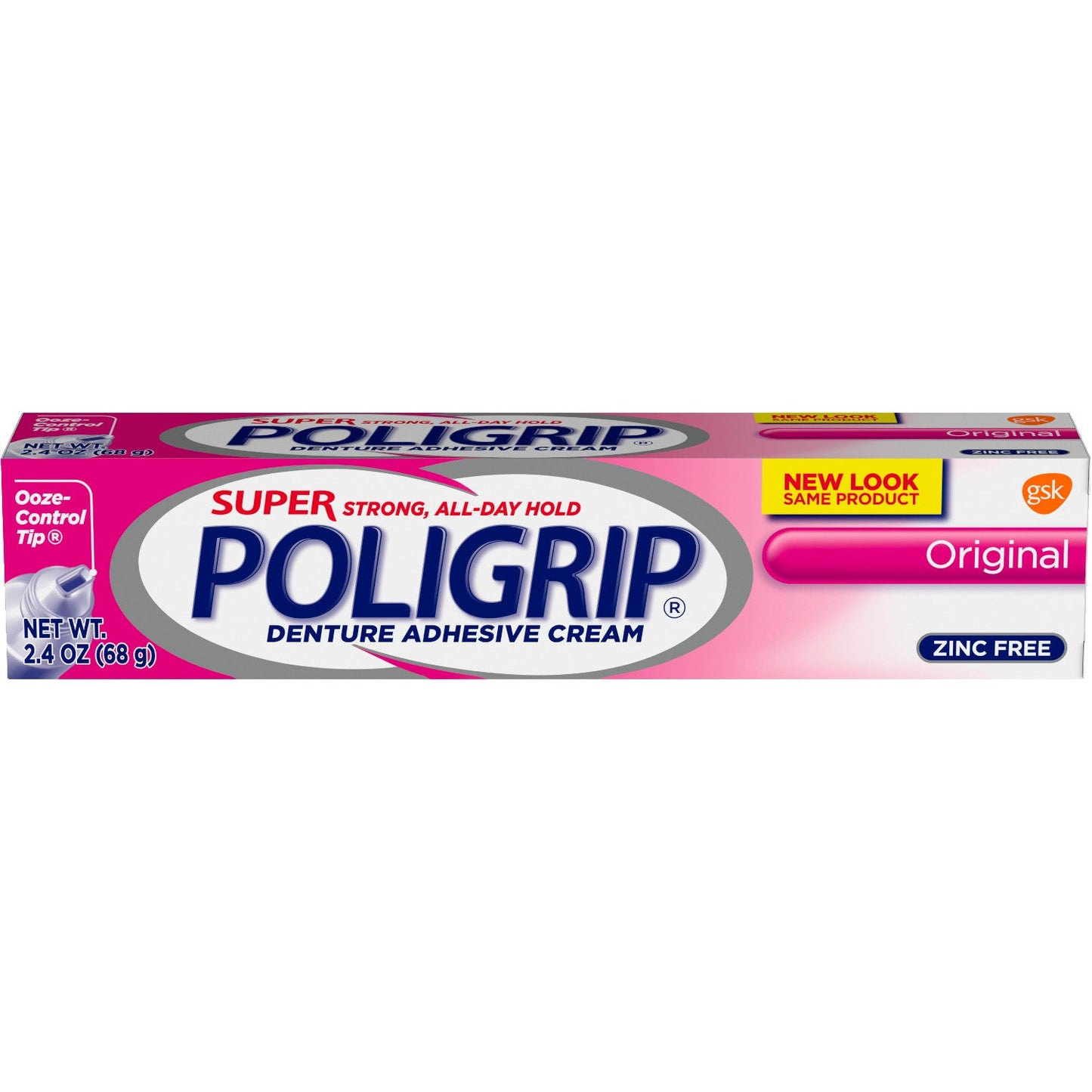 Poligrip Original Super; 2.4 Ounces; 6 Per Box; 4 Per Case