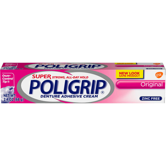 Poligrip Original Super; 2.4 Ounces; 6 Per Box; 4 Per Case