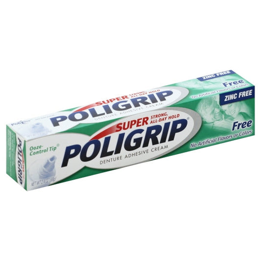 Poligrip Free Cream; 2.4 Ounces; 6 Per Box; 4 Per Case