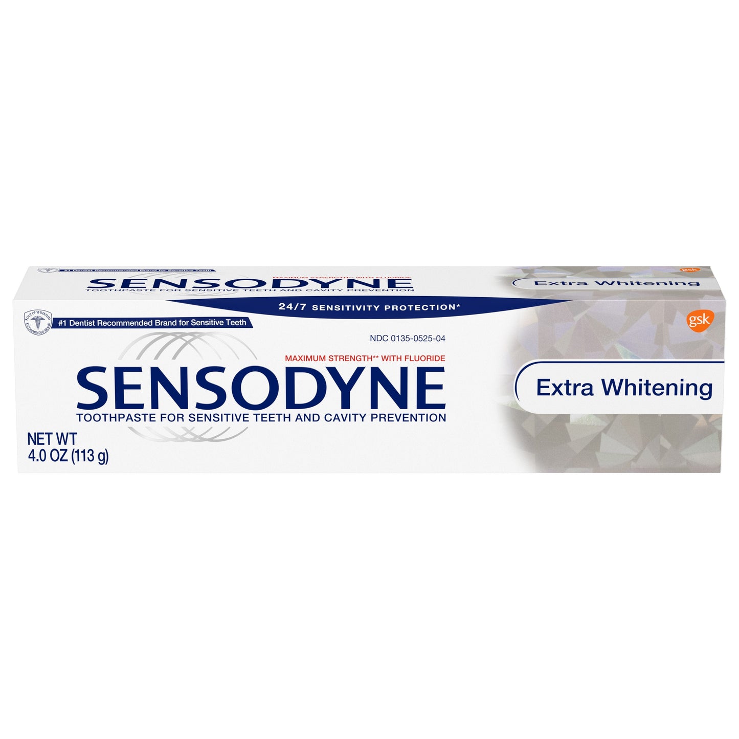 Sensodyne Toothpaste Extra Whitening; 4 Ounce; 12 Per Case