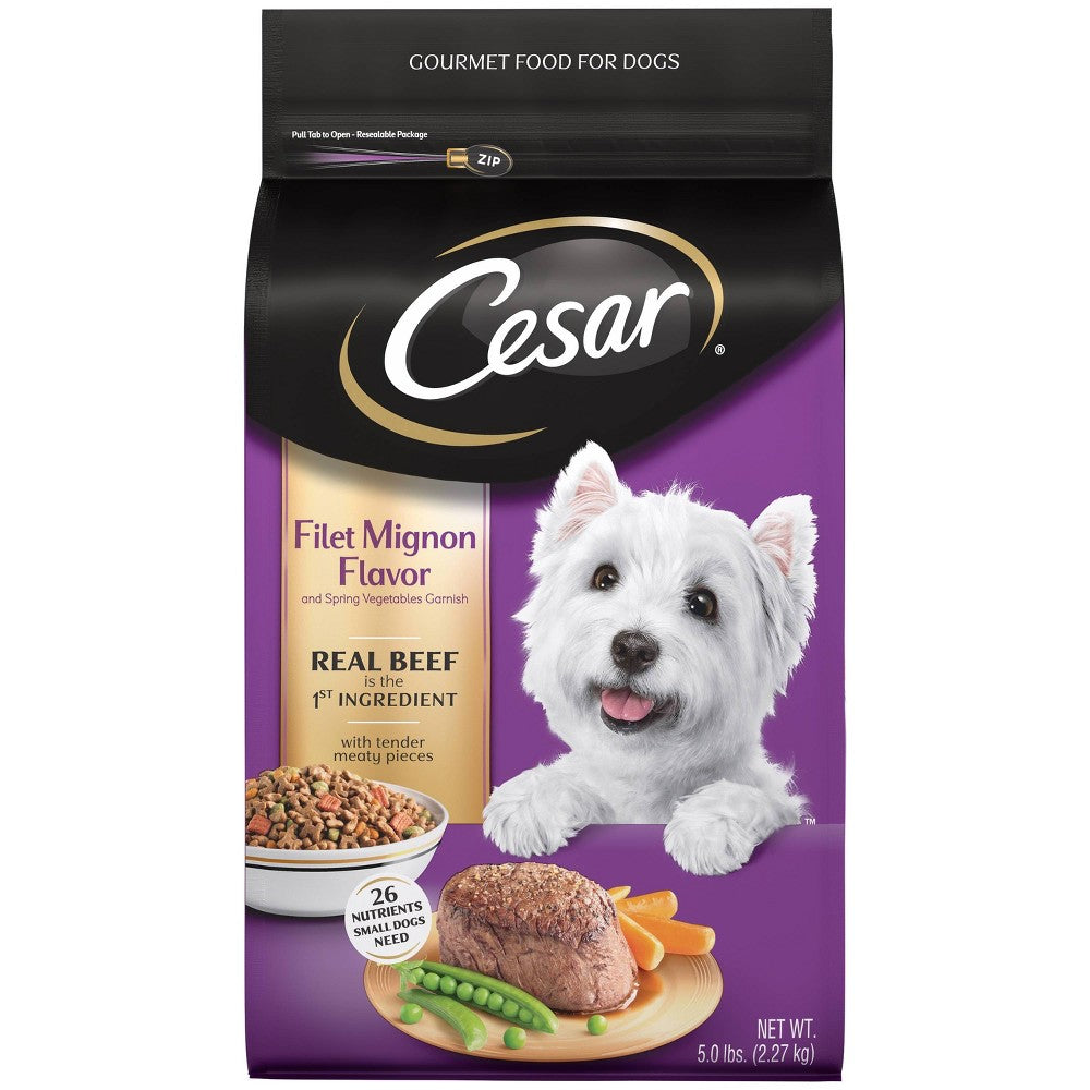 Cesar Dry Filet Mignon With Spring Vegetable; 5 Pound; 4 Per Case