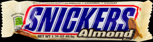 Snickers Almond Chocolate Candy Bar; 1.76 Ounces; 24 Per Box; 12 Per Case