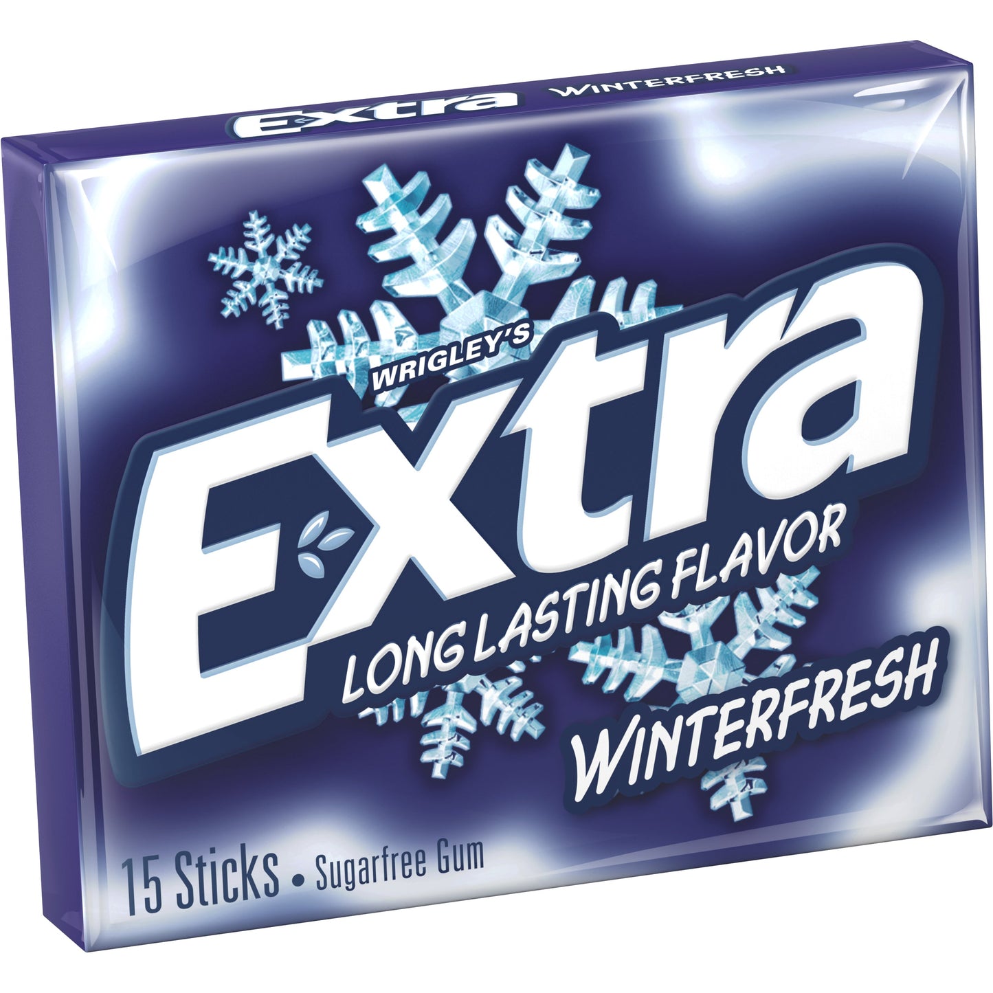 Extra 15 Piece/Unit Single Serve Winterfresh Gum; 5 Piece; 10 Per Box; 12 Per Case